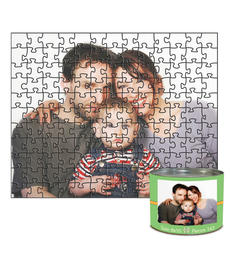8x10 Jigsaw-Cut with 143 Pieces Custom Puzzle