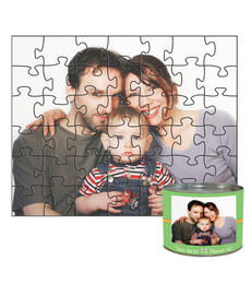 8x10 Jigsaw-Cut with 42 Pieces Custom Puzzle