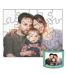 8x10 Stone-Cut with 20 Pieces Custom Puzzle